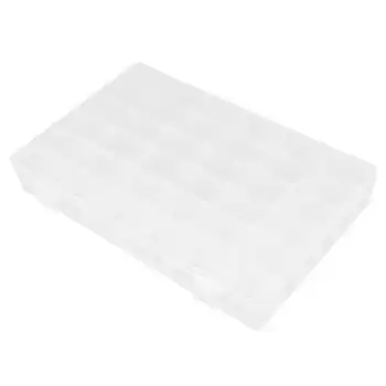 

36 Slot Adjustable Jewelry Storage Box Case Craft Organizer Beads Plastic