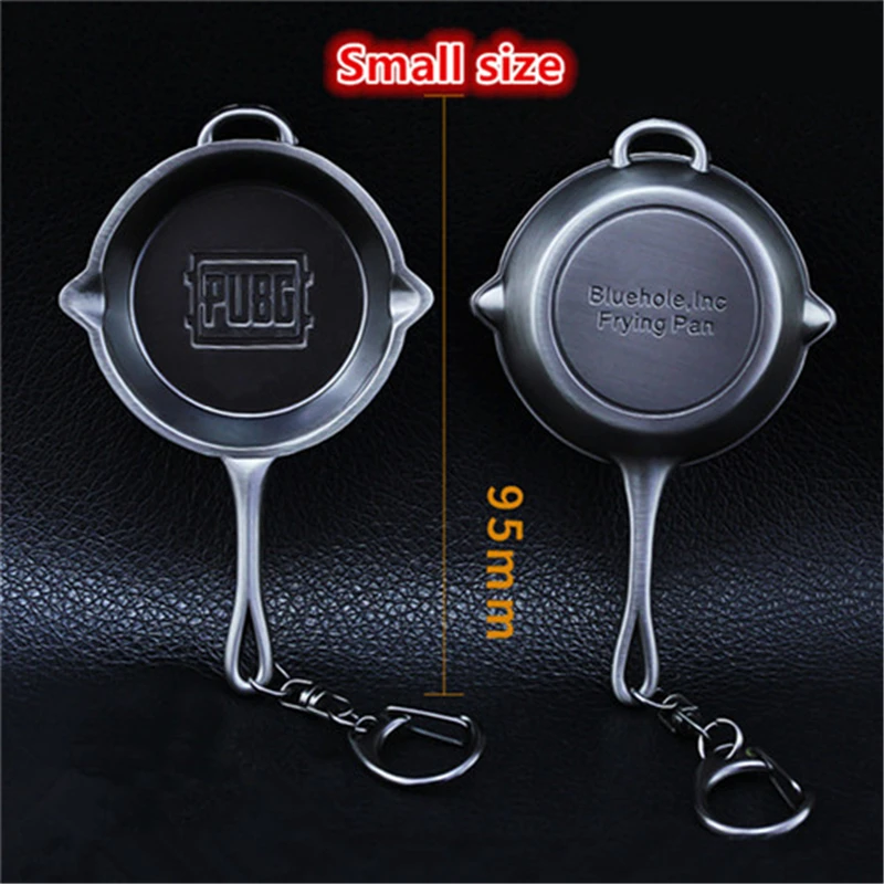  Game PUBG Playerunknown's Battlegrounds Cosplay Props Alloy Frying Pan Model Pendant