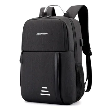 

2019 New Simple Travel Bag Smart USB Waterproof Oxford Cloth Backpack Fashion Business Computer Backpack