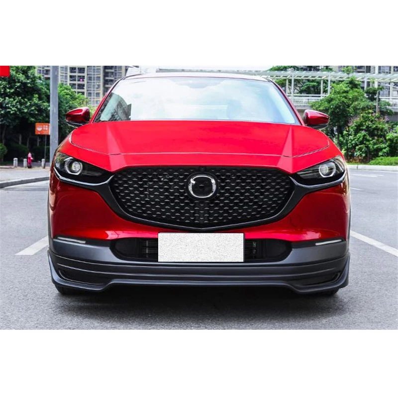 FOR Mazda CX-30 Car Grille Trim Strip Separator ABS FRONT Bumper Full Star  RACING Grills Cover Refit CX30 ACCESSORIES 2020+