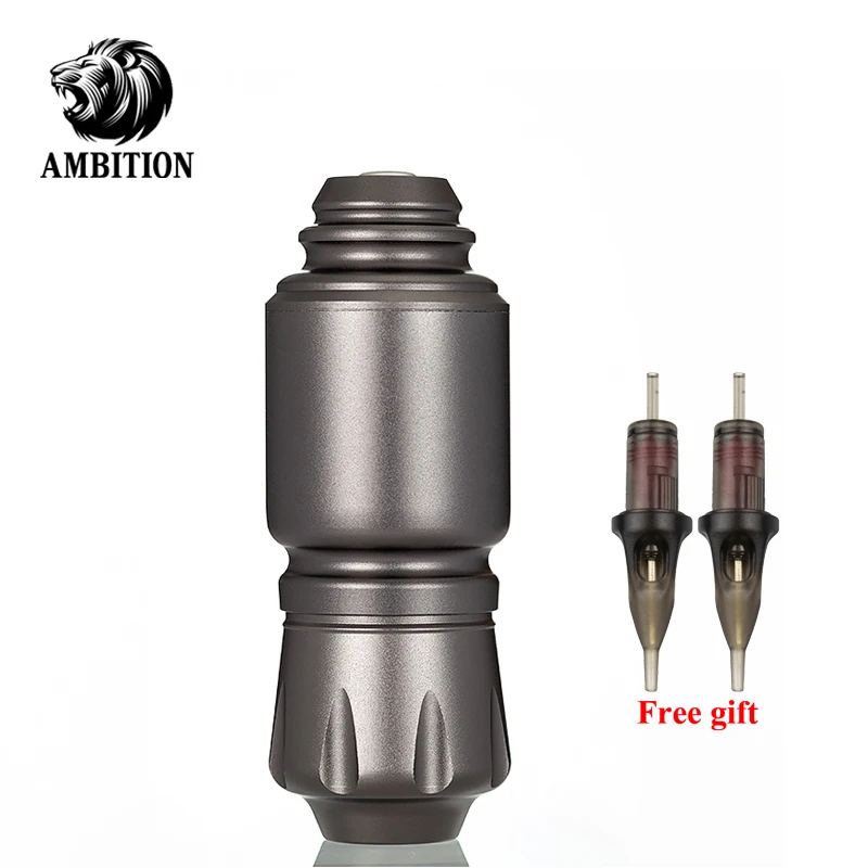 

Ambition super Powerful Rotary Tattoo Machine Pen short gun Space Aluminum for Tattoo Artists Gift tattoo cartridge