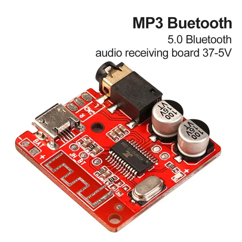 Bluetooth Receiver Adapter DIY Bluetooth 5.0 Wireless Audio Lossless Decoder Board Car Speaker Audio Amplifier Output Module MP3