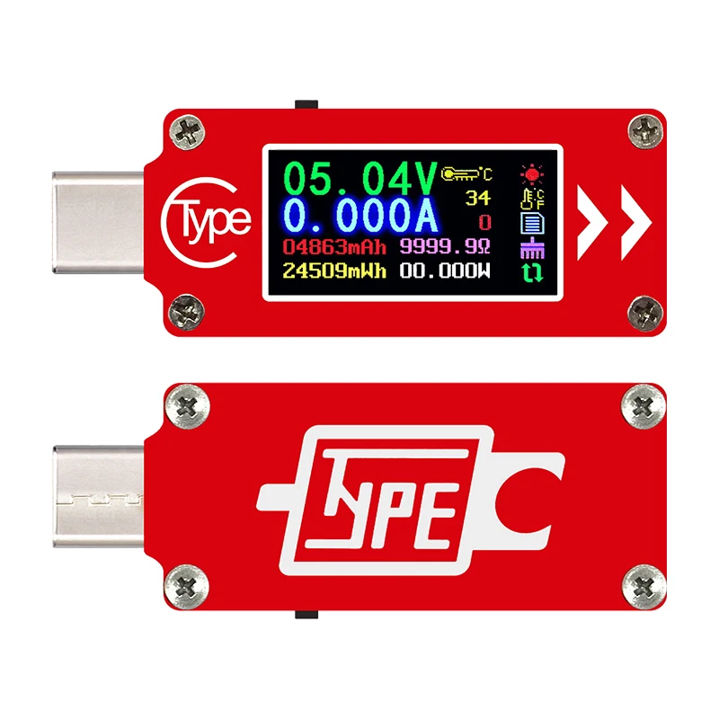 TC64 5A Многофункциональный измеритель напряжения zmmeter цветной экран Быстрая