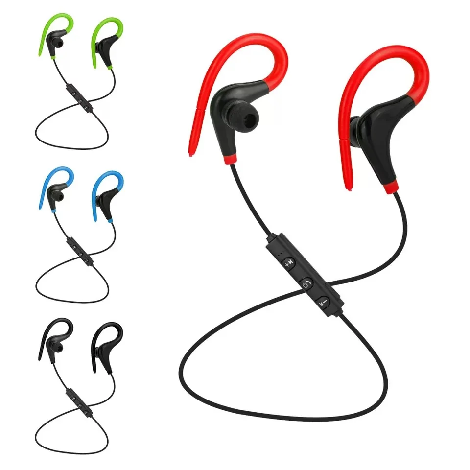 

Mini noise reduction wireless Bluetooth headset sports sweatproof wireless headset with dual microphone English voice