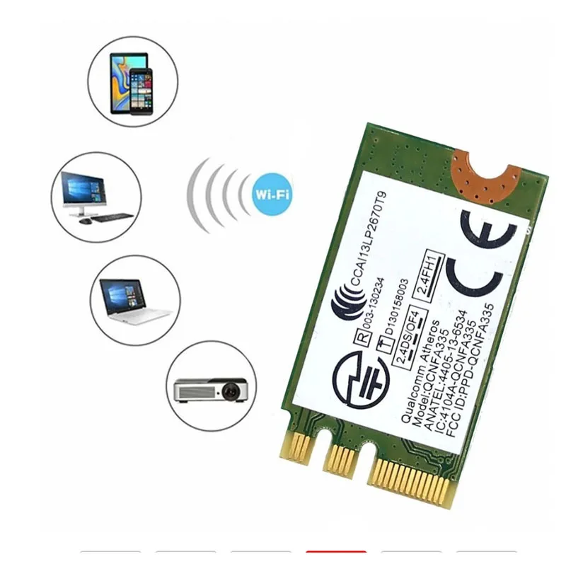 레노버 G40-70 G40-80 G50-80 B40-80 Z40-70 E455 E555 YOGA-500-14IBD 04X6022용 오리지널 Atheros NFA335 M.2 NGFF 무선 카드