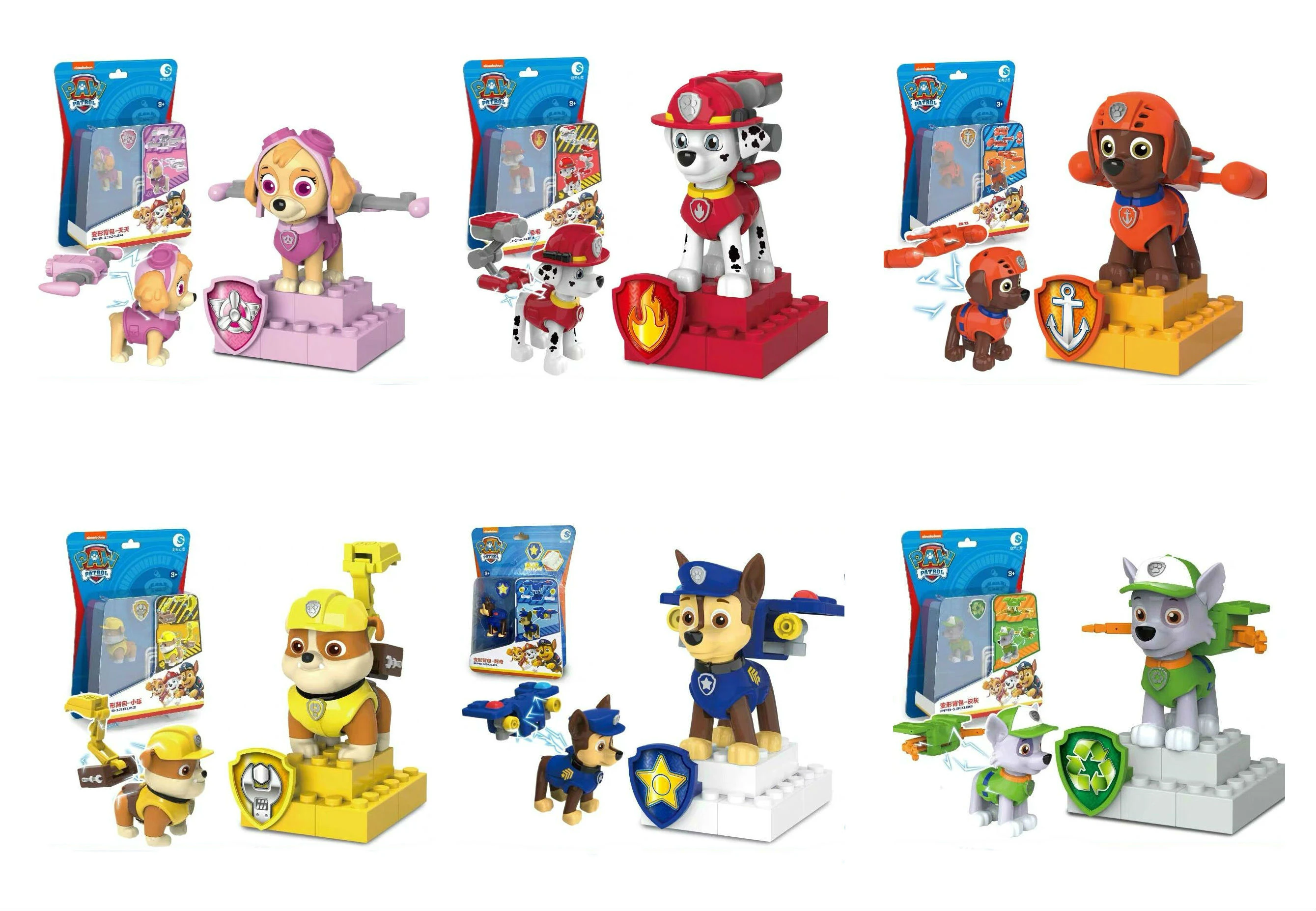 paw patrol chase marshall skye