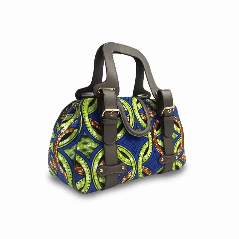 2. Just bag only Модные Африканский воск и сумочек в тон, комплекты туфли-лодочки нового дизайна 3 шт./компл. Женская воск сумочка в комплекте 6 ярдов настоящий воск Анкара мягкий воск ткань - Цвет: 2. Just bag only