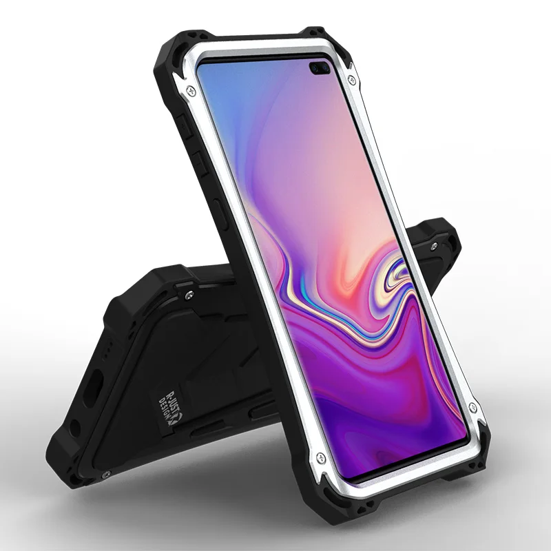 Чехол для samsung galaxy S10 5G, жесткий защитный ТПУ Алюминиевый металлический чехол для телефона для samsung s10Plus Note10+ 9, противоударный защитный чехол