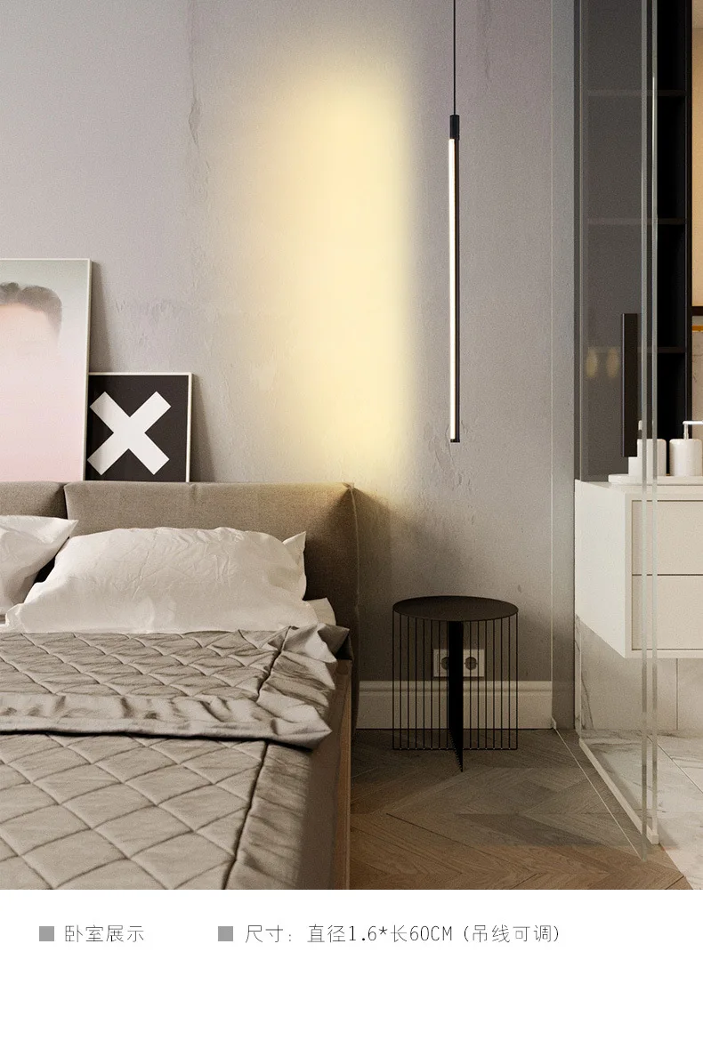 Lâmpadas de Assoalho Minimalista Sala Estar Alumínio Vertical Lâmpada Mesa Criativo Lâmpadas Parede Pendurado Decoração Luminárias Led 4 led alumínio vertical lâmpada mesa criativo lâmpadas