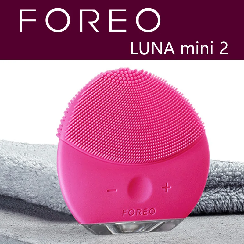 Electric cleansing instrument luna mini 2 waterproof Silicone Mini Facial Cleansing Brush Silicone  Deep Pore Cleaning Massage