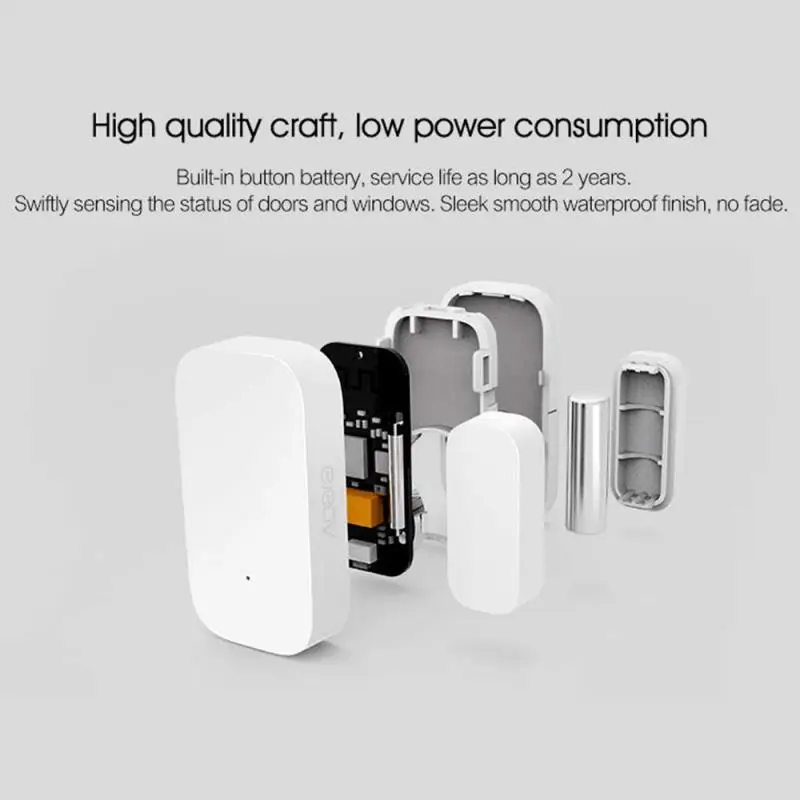 Оригинальный Aqara Smart для дома окна двери Сенсор mi jia ZigBee Беспроводной соединение