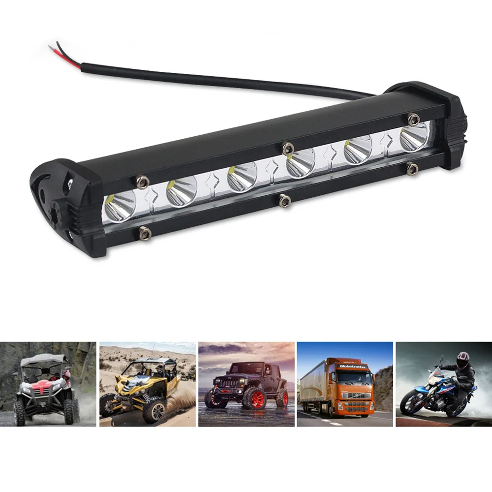 18 Вт Светодиодный светильник для внедорожника крыши дальнего света DC 10 ~ 48 В