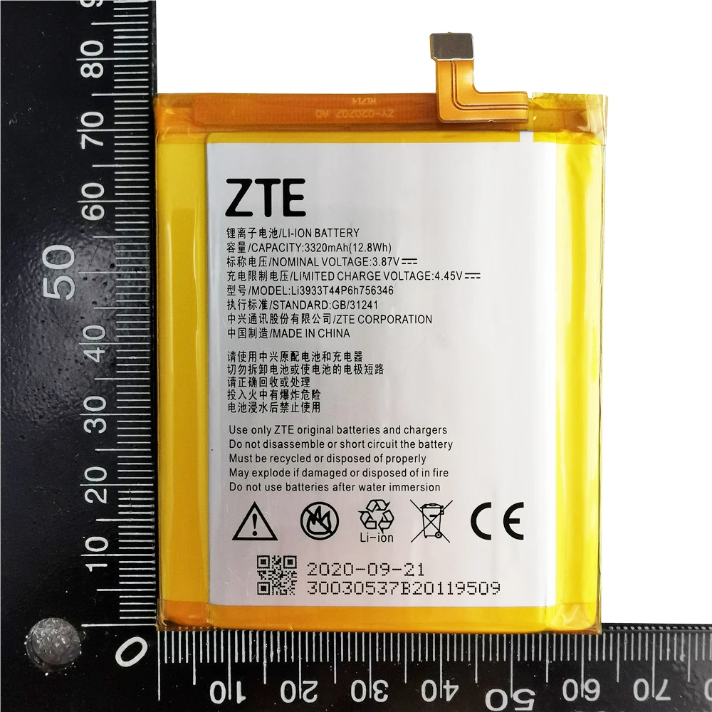 Оригинальный новый для ZTE Axon 7 5 дюймов A2017 LI3931T44P8H756346 аккумулятор литий ионный