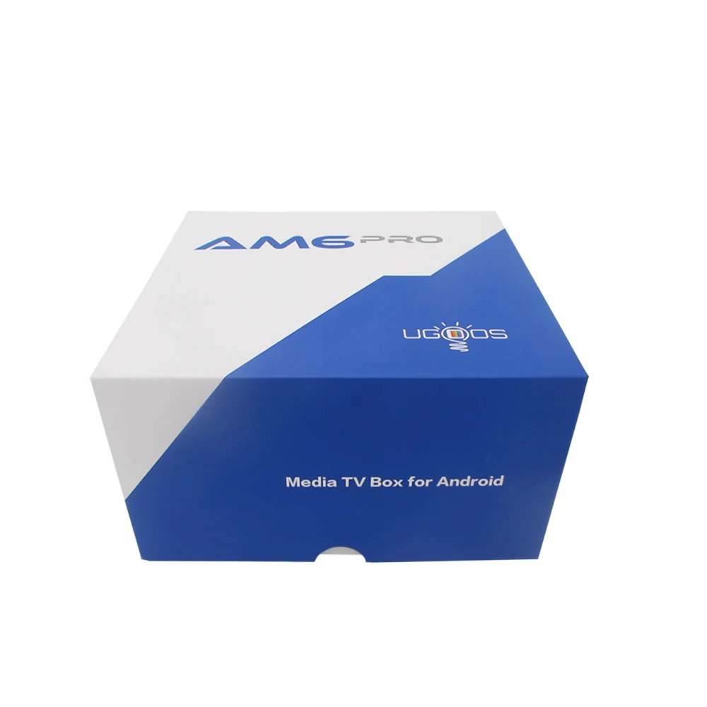 UGOOS AM6 PRO Amlogic S922X четырехъядерный Android 9,0 Smart Tv Box DDR4 4GB32GB 2,4G 5G Wifi BT5.0 1000M телеприставка 4k медиаплеер