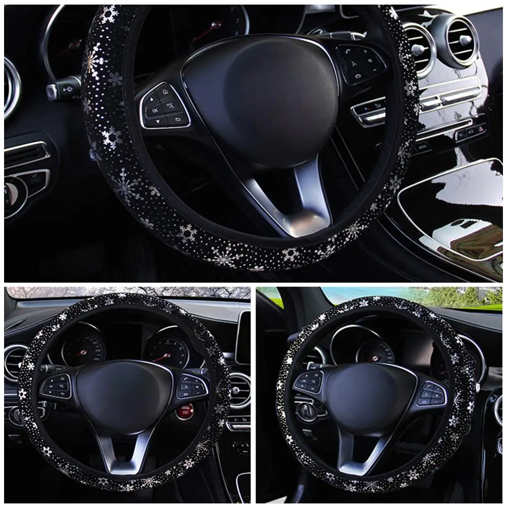 

High Quality Steering Wheel Cover Shiny Snowflake 14.5 Inches To 15 Inches In Diameter Car Interior Accessories Universal 5 Colo