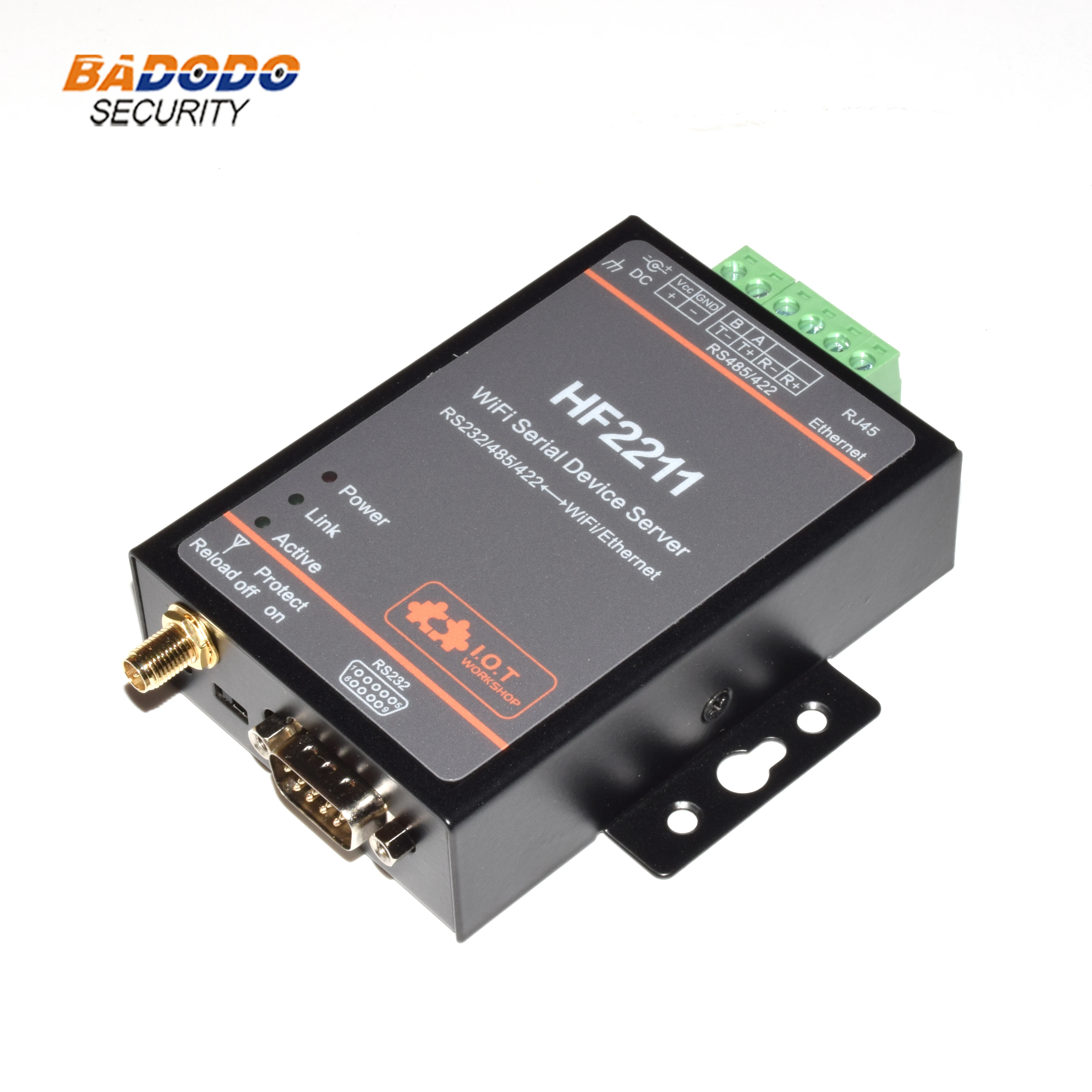 Последовательный сервер HF2211 RS232/RS422/RS485 для Wi Fi/Ethernet Поддержка TCP/IP/Telnet/Modbus сетевой