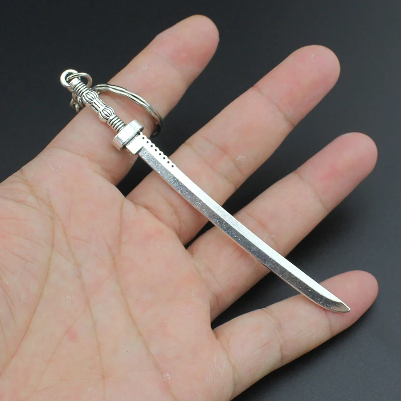 Hapiship модный винтажный Бронзовый нож ручной работы брелки для ключей из сплава