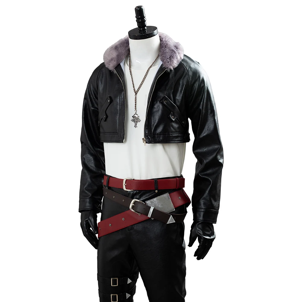 FF Final Fantasy 8 Remastered Squall Leonhart Косплей Костюм Униформа костюм наряд Хэллоуин Карнавальный костюм для мужчин и женщин