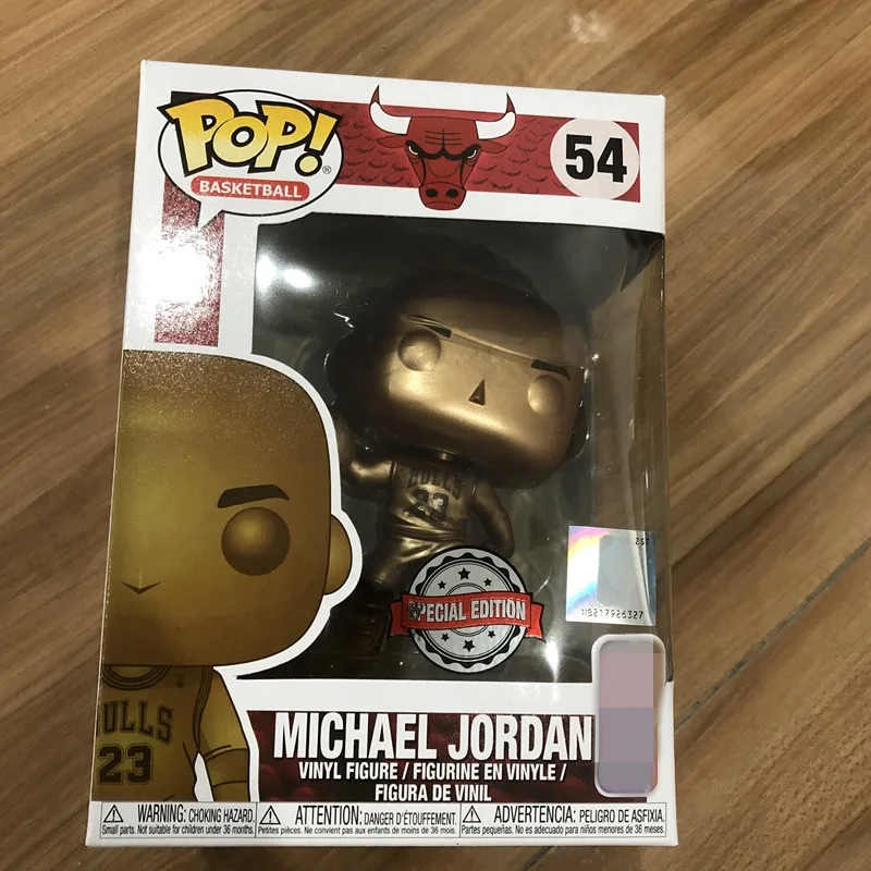 

Exclusive Official Funko pop Basketball Super Star - Jordan Gold(Slam Dunk) Vinyl Action Figure Collectible Model Toy In Box
