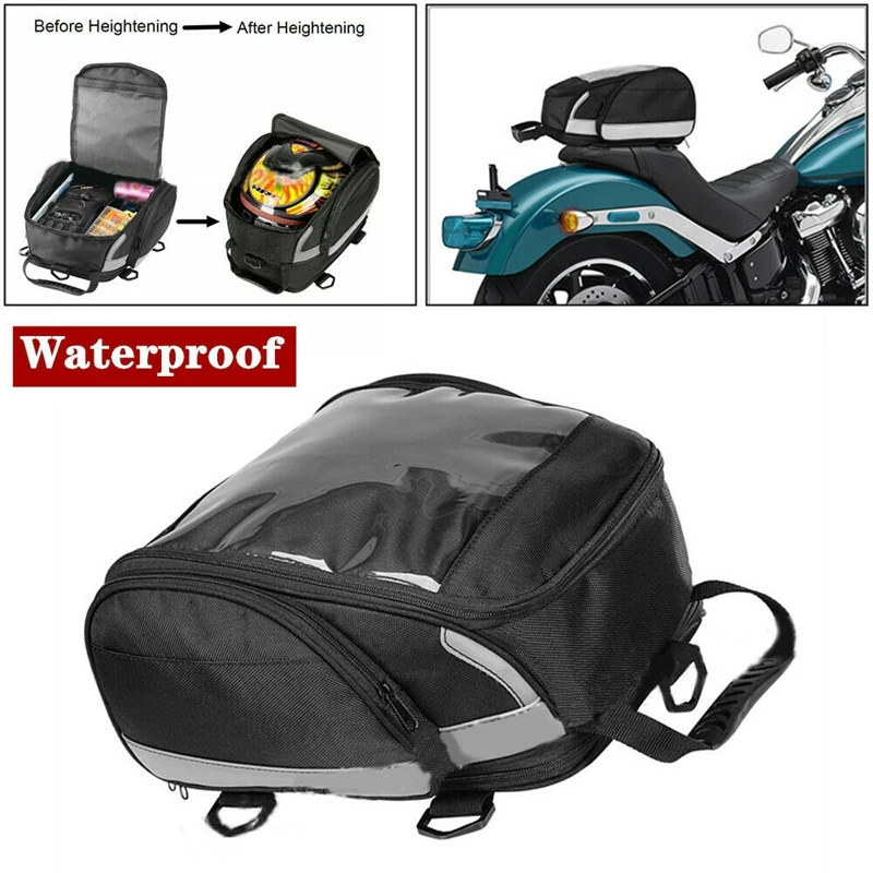 Мотоциклетная задняя Сумка для масла топливного бака сумка седло держатель