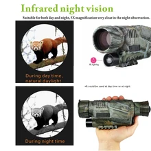 Инфракрасные цифровые Монокуляры ночного видения hd фото полный Темный 5X40 400 м Монокуляр Телескоп для охоты наблюдения
