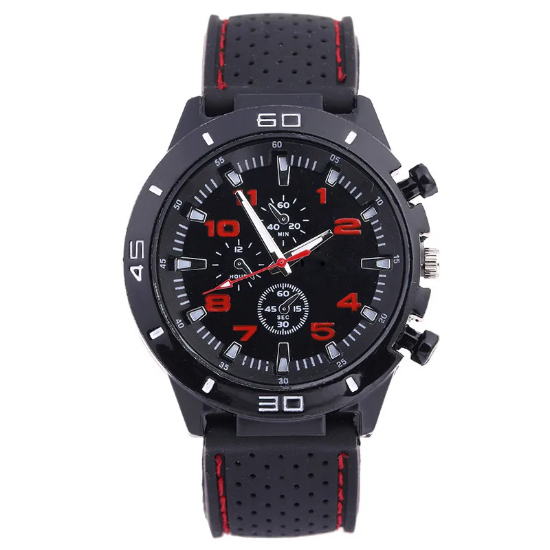 

AliExpress Hot Selling Fashionable Sports Car Concept Men Sports Watch Silicone Quartz Watch