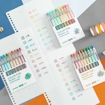 

Sweet Color DIY Graffiti Painting Writing Pens Gel Pen Set for Adults Scrapbooking Coloring Books Drawing Doodling Art Markers