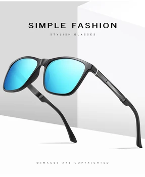 

2020 Driving Polaroid Sun Glasses Aluminum Frame Sports Sunglasses Men TR90 Polarized Retro Pilot UV400 Anti-glare Goggles