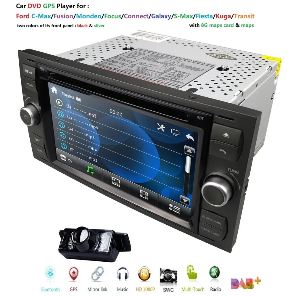 7 ''сенсорный экран Экран 1080P HD Специальный автомобиль радио DVD плеер GPS