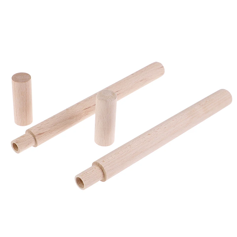 1pcs Portable Oral Care Original Wooden Toothbrush Holders Tube Travel Friendly Hand Made Storage Case
