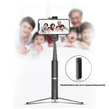

Wireless Bluetooth Remote Shutter Self-timer 3-in-1 Tripod Telescopic Rod For Apple Huawei Samsung Luxury Fashion Selfie Stick
