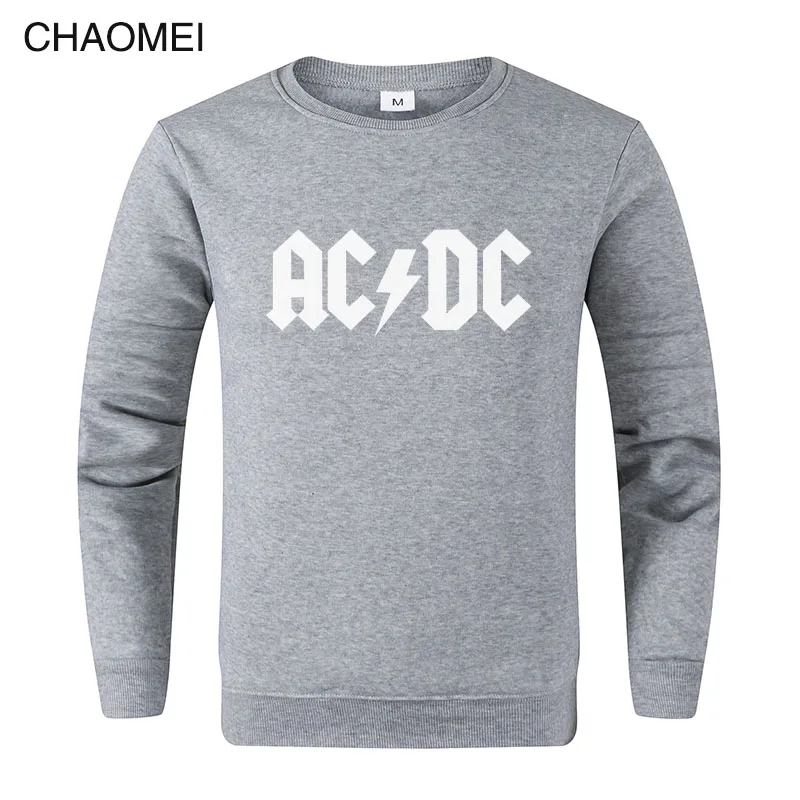 AC DC Толстовка для мужчин Хип Хоп рок группа свитшоты ACDC мужские повседневные куртки в уличном стиле Весна Зима Топы C106 - Цвет: 12