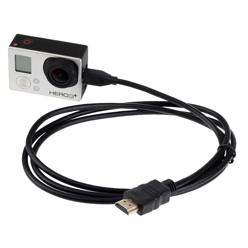 Кабель HDMI Micro 1 5 м для передачи данных HD SJCAM Gopro Hero 7/6/5/4/ 3 + Xiaomi yi|Чехлы экшн-камер| |