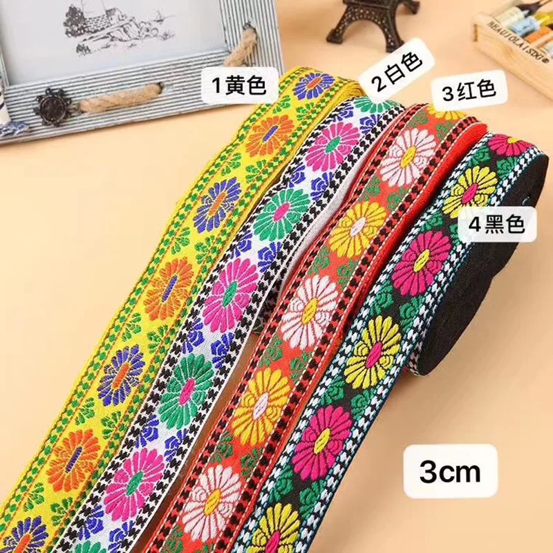 

3cm ethnic style folk style nation style jacquard ribbon,jacquard webbing,garment ribbon,shoes ribbon,bag ribbon,YY0406A