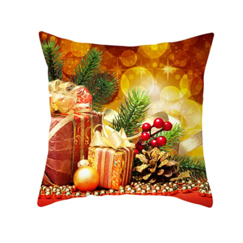 Веселое Рождество Наволочка для подушки наволочка для дома Рождественские украшения подарки Рождественский Декор счастливый год 5z - Цвет: HH293-3