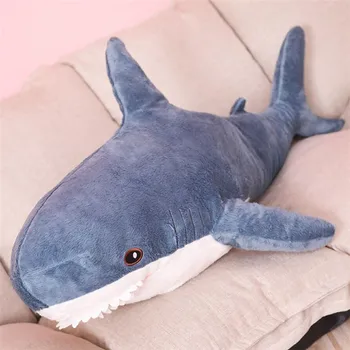 

80-100cm Plush Toys Stuffed Toy Shark Kids Children Toys Boys Cushion Girls Animal Reading Pillow for Birthday Christmas Gifts
