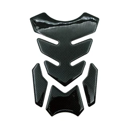 3D Carbon Fiber Look Motorcycle Fuel Tank Protector Decal Sticker (Tank Pad B)
