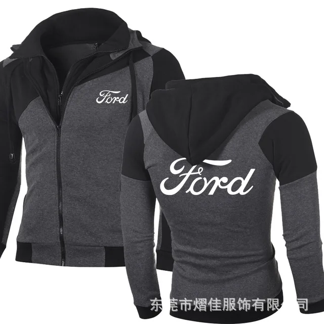 Весенне-осенняя мода для Ford толстовки мужские флисовые светящиеся свитшоты