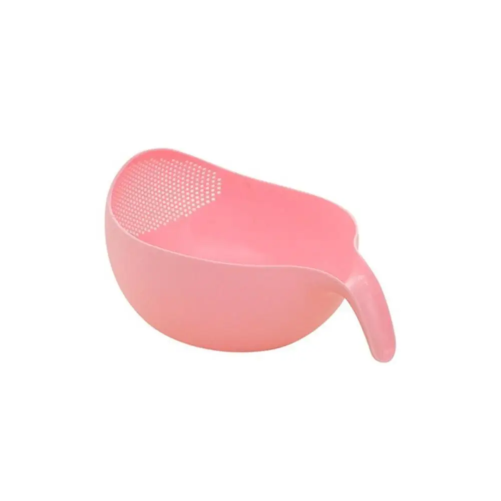 

Colorful kitchen Drain Rice Plastic Washing Basket Rice Rice Kitchen Handle Plastic Thickened with Washing FruitBasket Y0V5