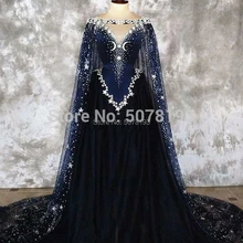 ТРАПЕЦИЕВИДНОЕ Тюлевое платье в пол без рукавов с v-образным вырезом и открытыми плечами, платье для торжественных мероприятий со звездами, бисером и накидкой