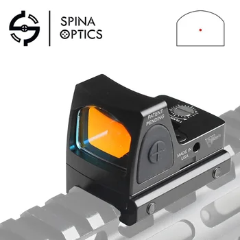 

Mini RMR Red Dot Sight Collimator Glock / Rifle Reflex Sight Scope fit 20mm Weaver Rail For Airsoft Hunting Rifle