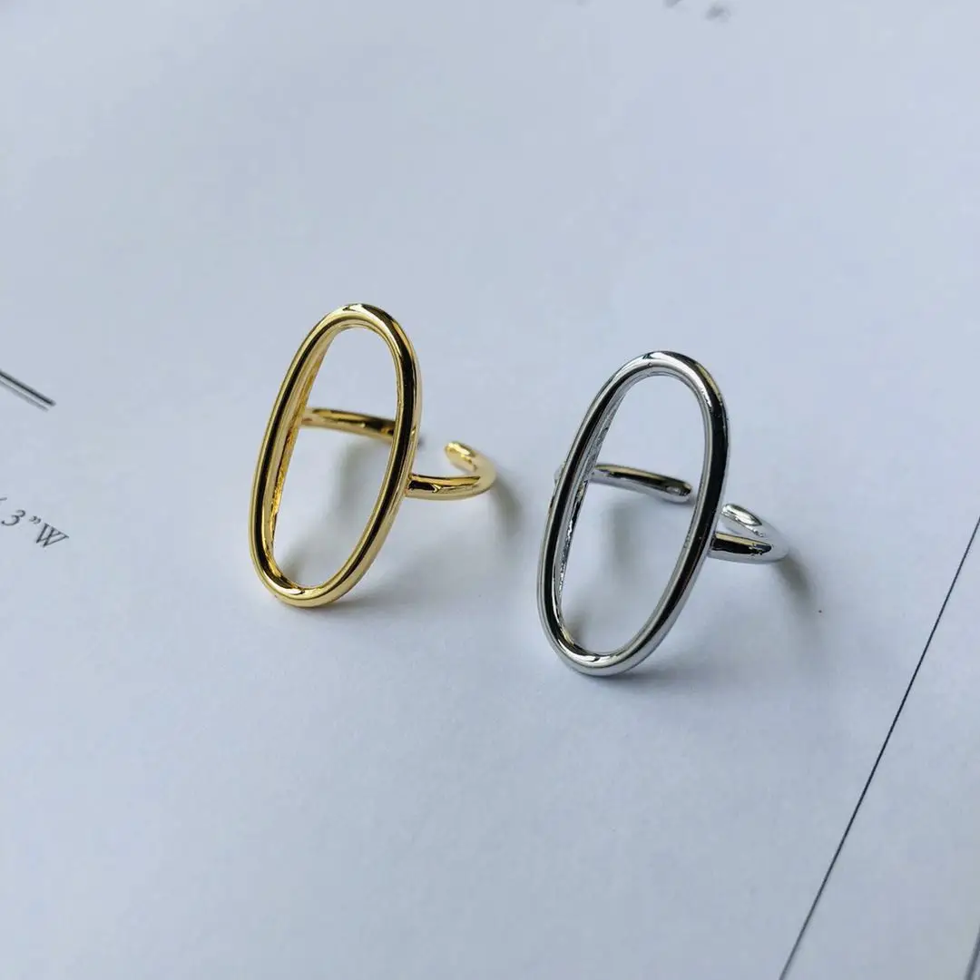 2025 Modestil Einfache runde Außengröße einstellbar Mango GP Ring Damen Hochzeitskleid_voghion.com