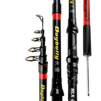 

Retractable Carbon Fiber Rock Fishing Rod 2.1m 2.4m 2.7m 3.0m 3.6m Ultra-light Telescopic Super-hard Lure Carp Fishing Rod