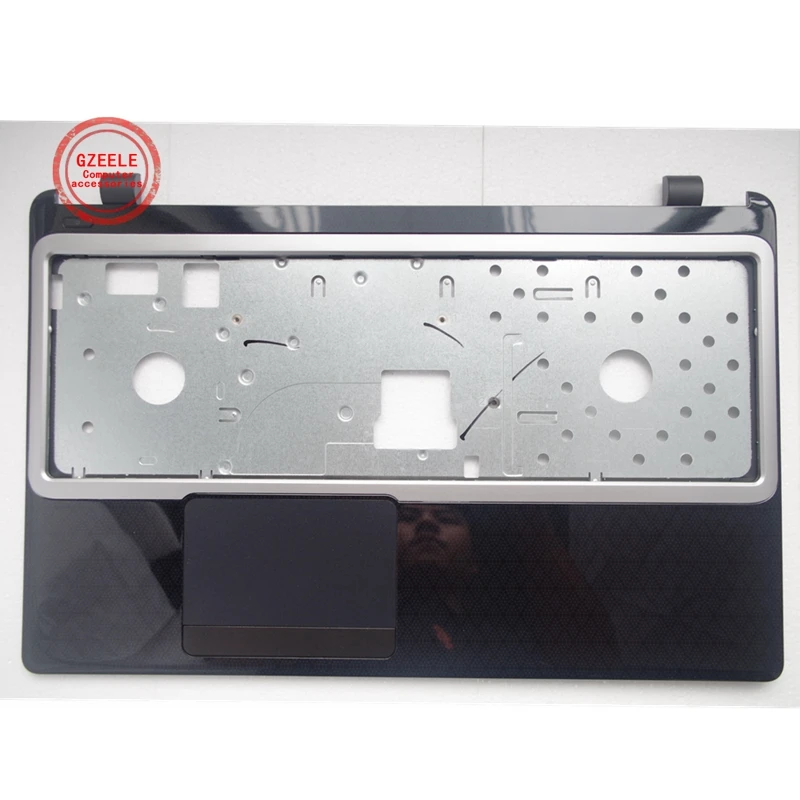 Gzeele Nuovo Superiore Di Caso Per Packard Bell Easynote Te69 Te69Kb Palmrest Copertura + Touchpad 60.4Zk13.004 Tastiera Lunetta