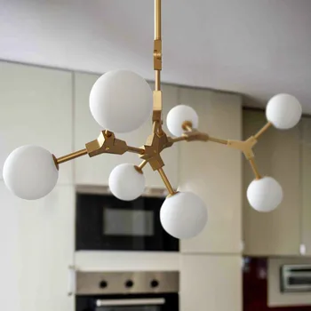 

Nordic Living Room pendant lamp American Art Restaurant Bar Counter Bedroom Iron Tree Stick Magic Pigeon Pendant Light