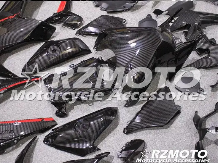 Мотоциклетный обтекатель abs комплект для Honda CBR1000RR- углеродное волокно узор переводная вода печать Магазин № 0131