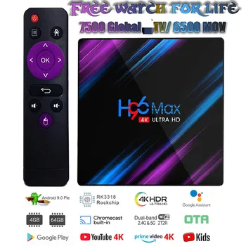 

Android TV Box 9.0 H96 Max TV Subscription Spain Belgium Nederlands 4k Hdmi 2.0 Video Output 7000 World TV Hot XXX Free Test