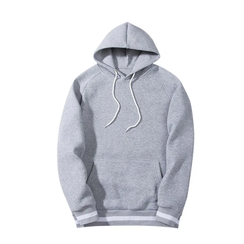 Top Light Gray Осенний комплект из 2 предметов, костюм, флисовые толстовки, зимний мужской спортивный костюм, спортивные штаны, джоггеры, штаны, толстовка, топы, Теплая мужская одежда с капюшоном - Цвет: Top Light Gray