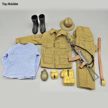 

1/6 scale Special Forces Clothes Uniform suit with AK74/AK47 for the Soviet Union, Russian war in Afghanistan, 12 Inch figurine
