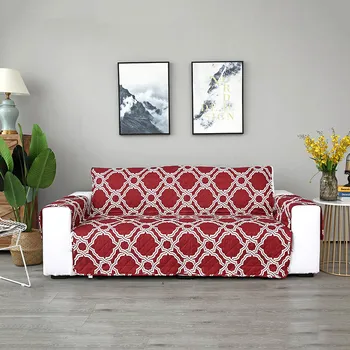 

Sofa Couch Cover Pet Dog Kids Mat Furniture Protector Reversible Removable Armrest Slipcover Fixed strap Non-slip sofa cover